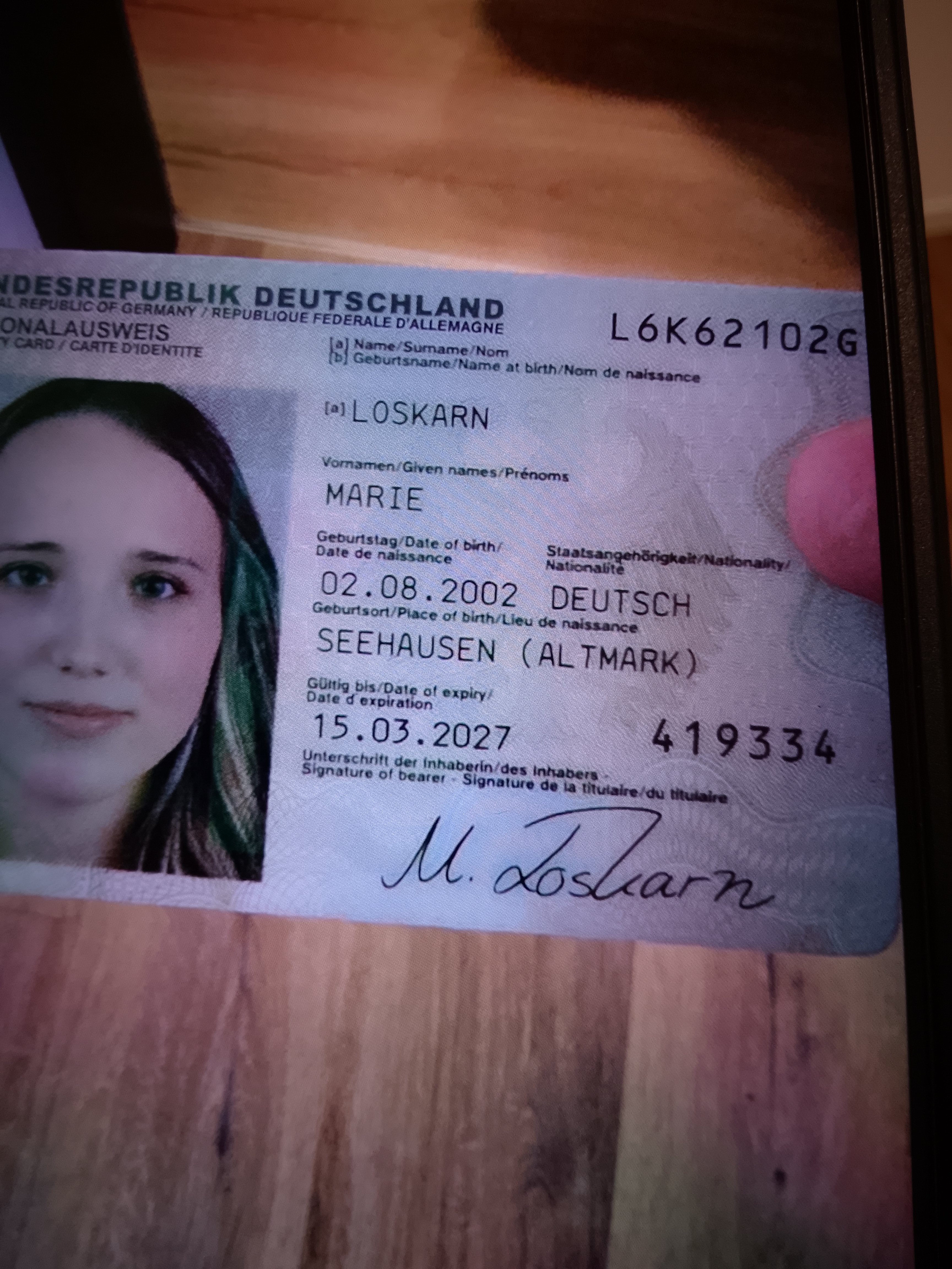Ausweisbild
